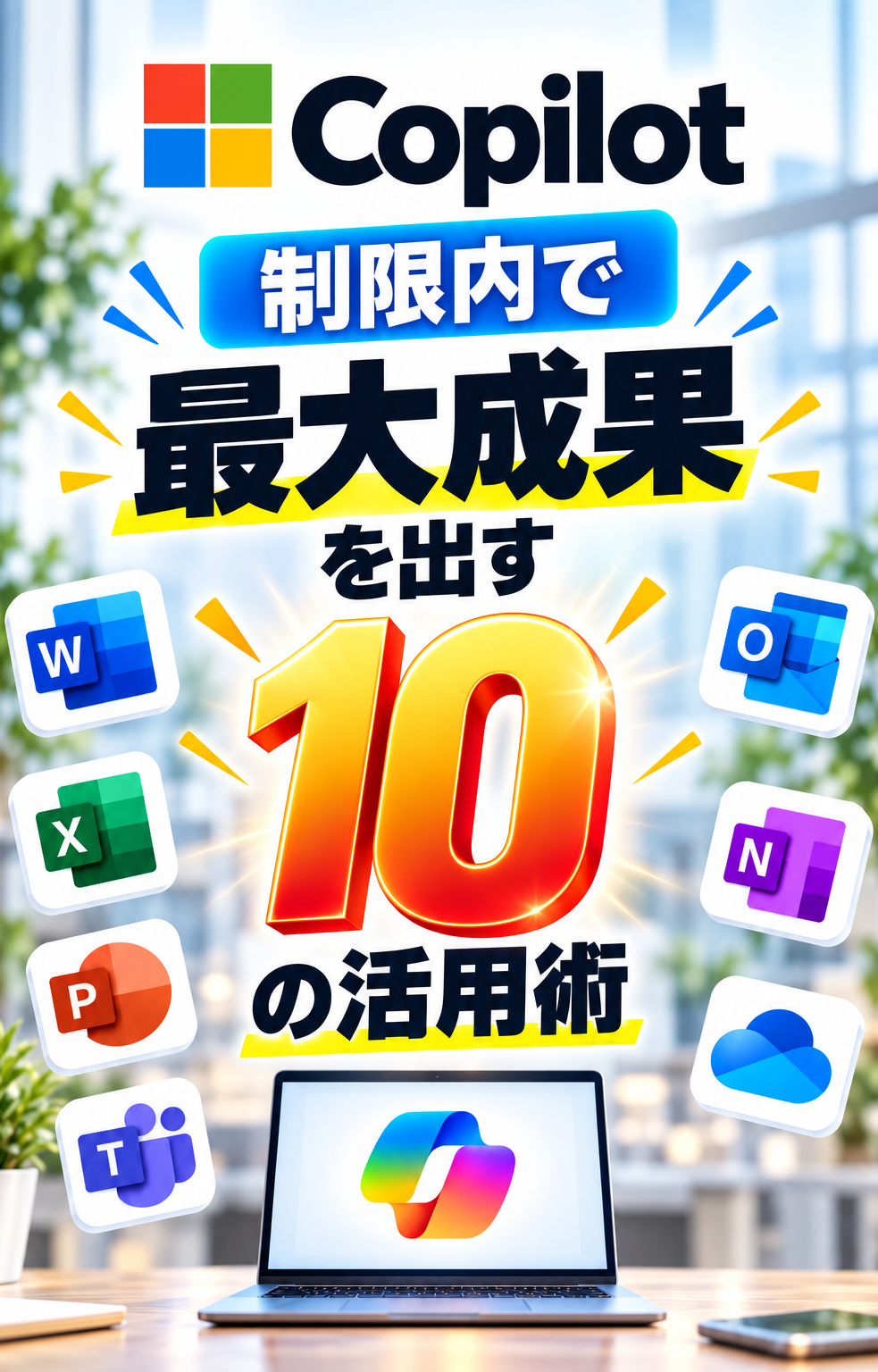 Copilotしか使えない人必見!制限内で最大成果を出す活用術10選